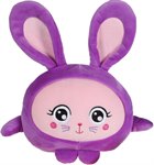 Squishimals Фиолетовый зайка мягкая игрушка антистресс 20 см 1Toy