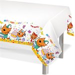 Скатерть для оформления праздничного стола 132*180 см Три кота