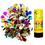 Хлопушка пружинная 10 см с металлизированными кружками Три кота