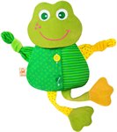 Игрушка грелка Доктор Мякиш Лягушка с вишнёвыми косточками РазоГРЕЛКА Мякиши