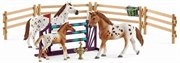 Лиза готовится к соревнованиям игровой набор Клуб лошадей Schleich 42433