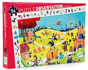 Сказки пазл и игра на наблюдательность Djeco 54 деталей