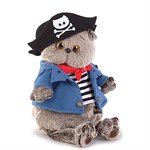 Кот Басик пират мягкая игрушка 19 см BUDI BASA