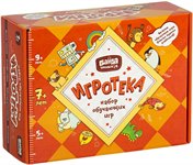 Игротека 7+ набор из 4-х обучающих и развивающих настольных игр БАНДА УМНИКОВ
