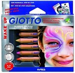 Набор для Боди АРТ карандаши MAKE UP MATITE GLAMOUR 6 фантазийных цветов GIOTTO