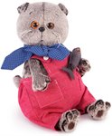 Кот Басик в красном комбинезоне мягкая игрушка 30 см BUDI BASA Ks30-066