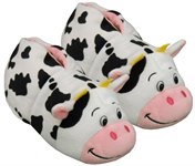 Вывертапки тапочки детские Вывернушки плюшевые Корова Свинья M размер 28-30 1Toy