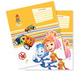 Школьные тетради Фиксики Magformers 12 листов в клетку 5 шт