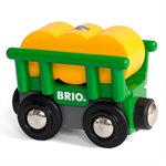 BRIO Вагончик с сеном деревянной железной дороги БРИО 33895