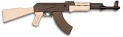 АК-47 Автомат Калашникова Сборная деревянная модель оружия TARG