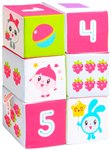 Малышарики Учим формы, цвет и счет мягкие кубики Мякиши