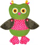 Игрушка грелка Доктор Мякиш Совушка с вишнёвыми косточками РазоГРЕЛКА Мякиши