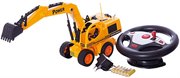 Радиоуправляемый Экскаватор с пультом в виде рулевого колеса FUN TOY