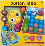 Мозаика с кнопками 12 трафаретов Button Idea NST0004