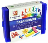 Пластилин Классика 10 цветов в пластмассовом контейнере ЛУЧ 20С 1345-08