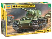 Советский тяжелый танк КВ-1 Сборная модель масштаб 1/35 Звезда 3539