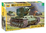 Советский тяжелый танк КВ-2 Сборная модель масштаб 1/35 Звезда 3608