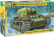 Советский тяжелый танк КВ-1 образца 1940 г с пушкой Л-11 Сборная модель масштаб 1/35 Звезда 3624