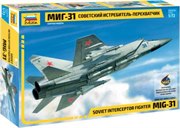 Советский истребитель-перехватчик самолет МиГ-31 масштаб 1/72 Звезда 7229