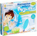 Мастерская мыльных пузырей набор для опытов и экспериментов Французские опыты Науки с Буки Bondibon ВВ47455