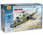 Советский ударный вертолет Ми-24А Сборная модель масштаб 1/72 Звезда 7273