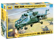 Российский ударный вертолет Ми-35М Сборная модель масштаб 1/72 Звезда 7276
