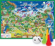Путешествие по России настольная игра-ходилка Геодом