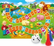 На ферме настольная игра-ходилка для малышей Геодом