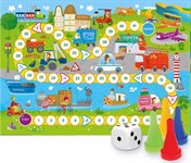 Транспорт настольная игра-ходилка для малышей Геодом