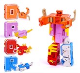 Робот-водолаз Lingvo Zoo робот трансформер трансбот Зообот английские буквы O P Q R Лингво Зоо 1Toy