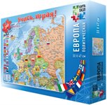 Карта-пазл Европа политическая 260 деталей Геодом