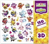 Наклейки в папке Смешарики 3D 150 шт Геодом