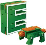 Lingvo Zoo трансбот Зообот английская буква E Анкилозавр 1Toy