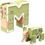 Lingvo Zoo трансбот Зообот трансформер английская буква M Слон 1Toy