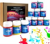 Краски Эбру для рисования на воде 12 цветов MIMI kp1008