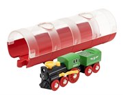 BRIO Паровоз с тендером и тоннель деревянной железной дороги БРИО 33892