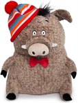 Кабан Портос в полосатом мягкая игрушка Басик и компания 27 см BUDI BASA Ps27-022