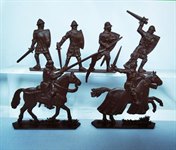 Солдатики Барон Хлодомир и его люди "Воины и битвы"