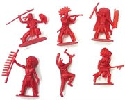 Индейцы набор солдатиков 6 шт Рыжий кот И-7649