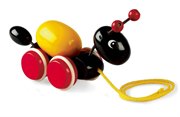 Деревянная игрушка BRIO Каталка Муравей на веревочке 30367