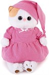 Кошка Ли-Ли в розовой пижамке мягкая игрушка Басик и компания 24 см BUDI BASA LK24-015