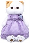 Кошка Ли-Ли в лавандовом платье мягкая игрушка Басик и компания 27 см BUDI BASA LK27-026