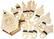 Театр теней набор фигур и декораций к спектаклю Золотая рыбка