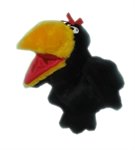 Домашний кукольный театр Перчаточная кукла с открывающимся ртом Ворона