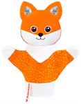 Лиса игрушка рукавичка на руку Перчаточная кукла Мякиши MY-462