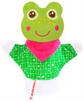 Лягушка игрушка рукавичка на руку Перчаточная кукла Мякиши MY-466