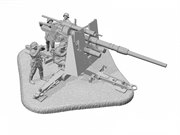 Немецкое тяжелое зенитное орудие FLAK 36/37 Сборная модель 1/72 Звезда 6158