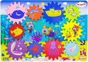 Бизиборд развивающая доска Шестерёнки Дайвинг ALATOYS ББ217