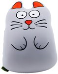 Детская декоративная подушка Муфта Кот Серый GEKOKO M014