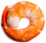 Дорожная подушка-подголовник антистресс Креветка GEKOKO B035